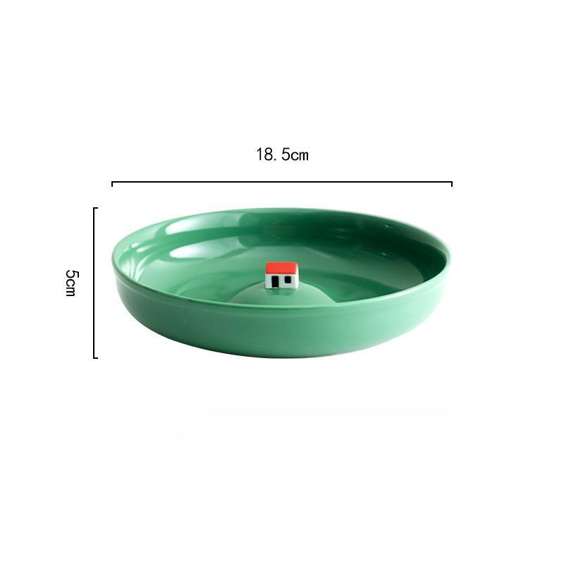 Creative Submerged House Soup Plate