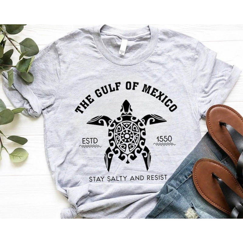 Gulf of Mexico Stay Salty Resistance Anti Trump Shirt