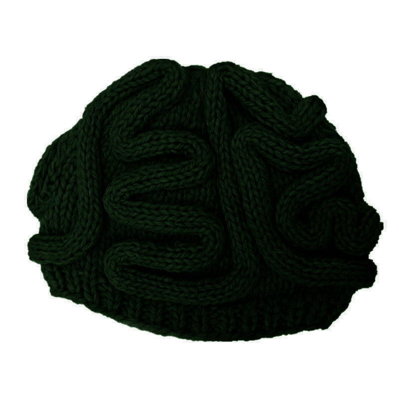 Spoof Knitted Brain Hat