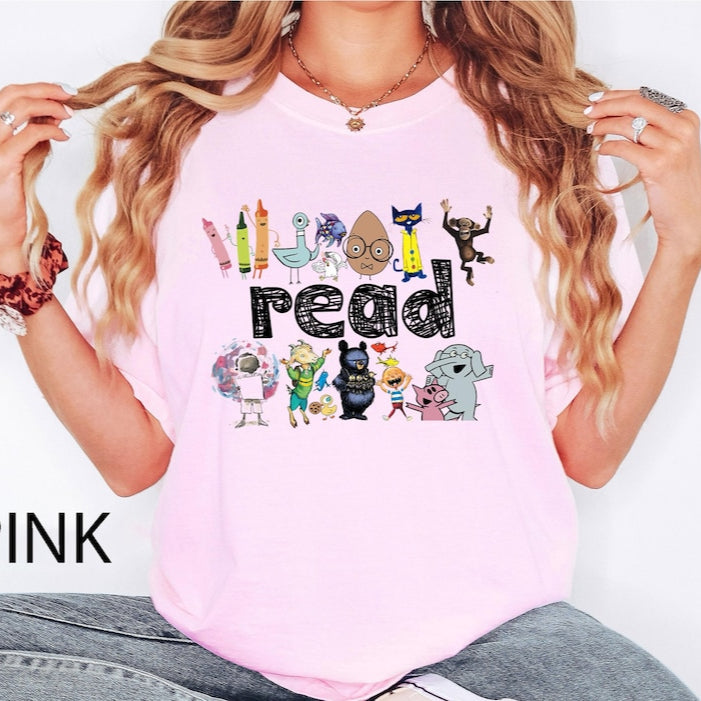 Read Children Books Funny T-shirt