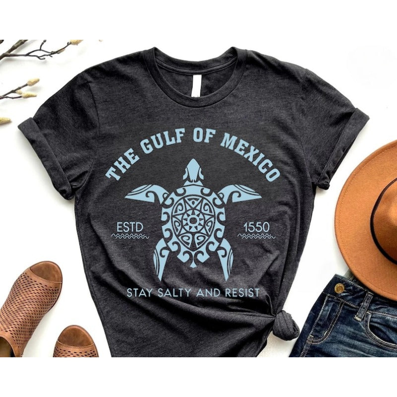 Gulf of Mexico Stay Salty Resistance Anti Trump Shirt