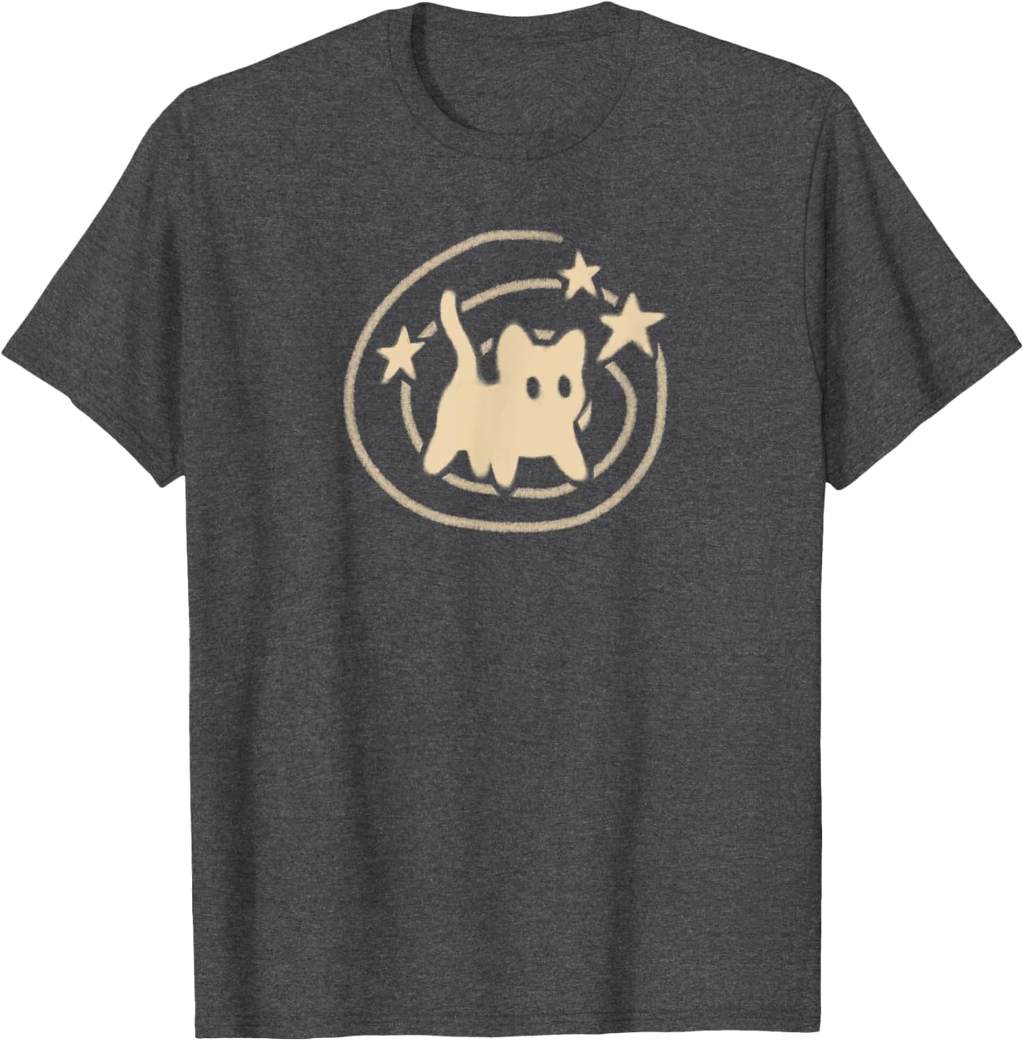 Scary Cat Is Under Starry Tail T-Shirt