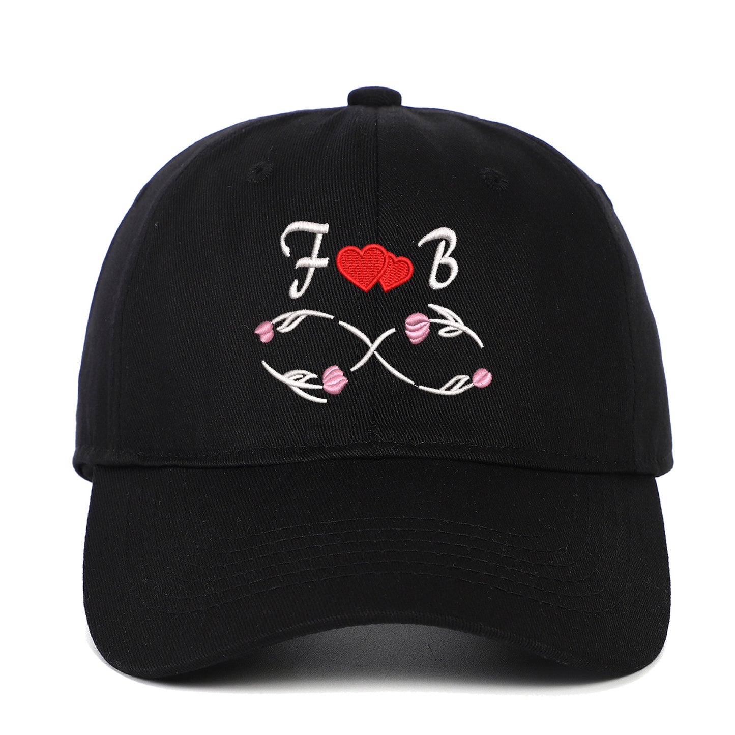 DOG MOM Embroidered Washed Baseball Cap