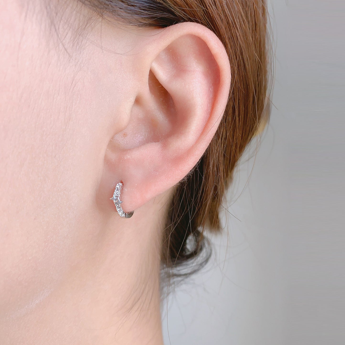 Niche Women's Silver Star Earrings