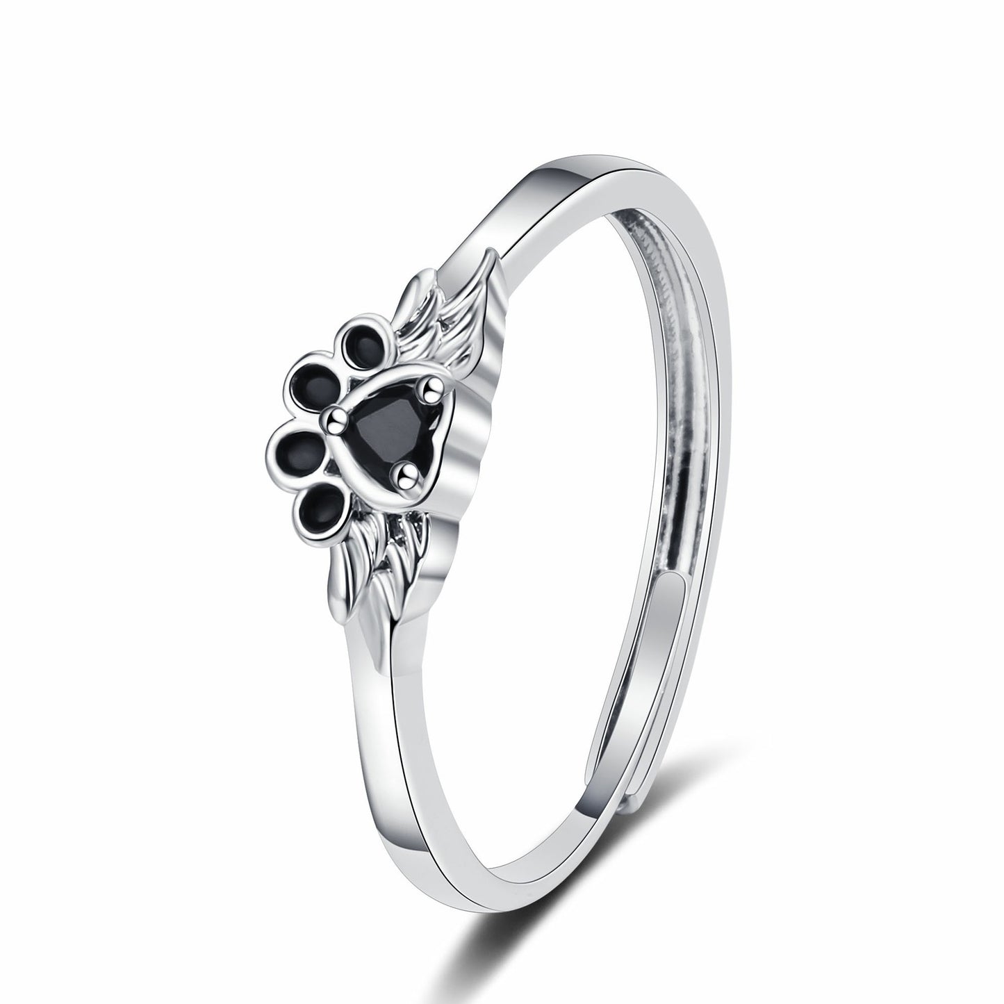 Black Cat Claw Open Ring