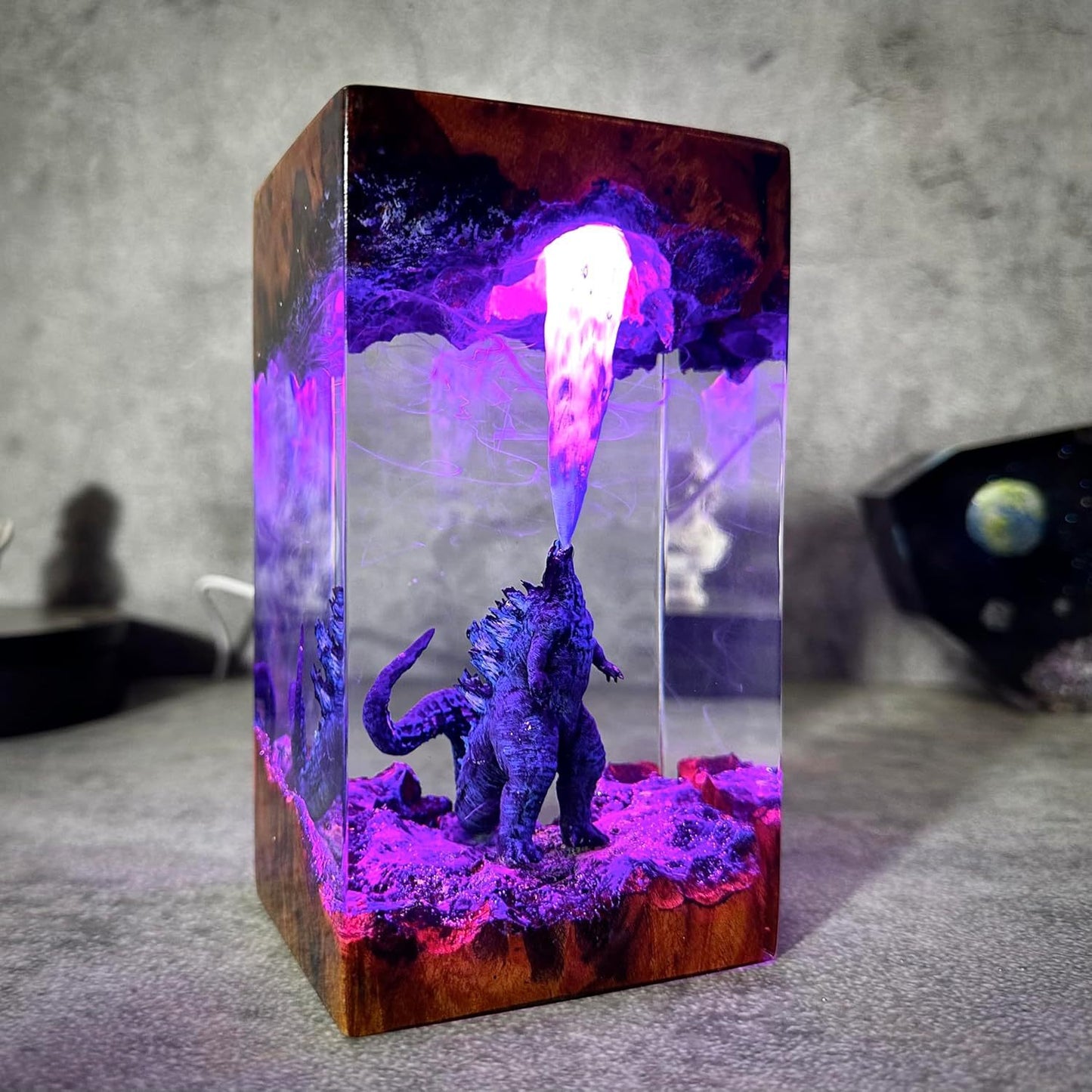Godzilla Resin Night Light Ornament