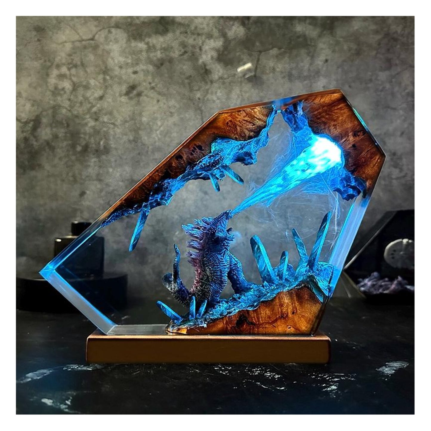 3D GODZILLA Resin Lamp Gift