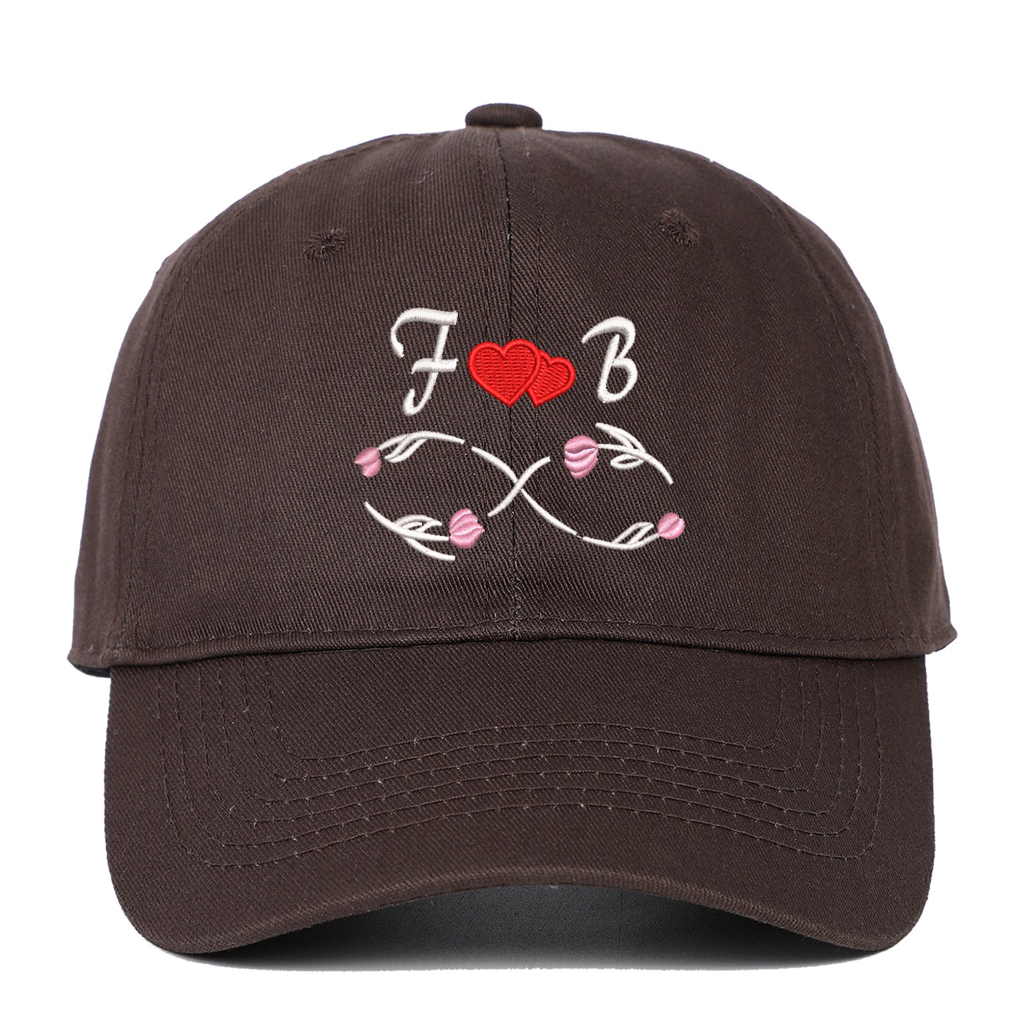 DOG MOM Embroidered Washed Baseball Cap