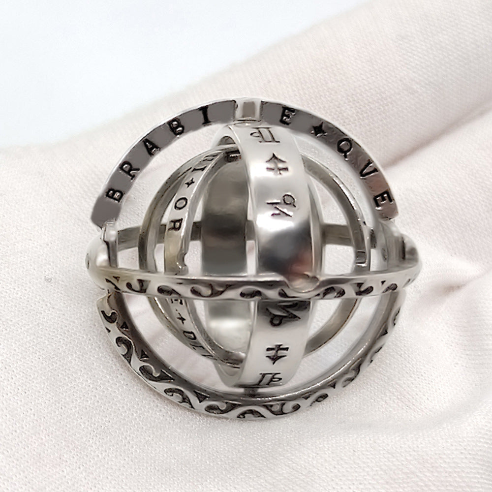 Astronomical Sphere 16th Century Ring Necklace