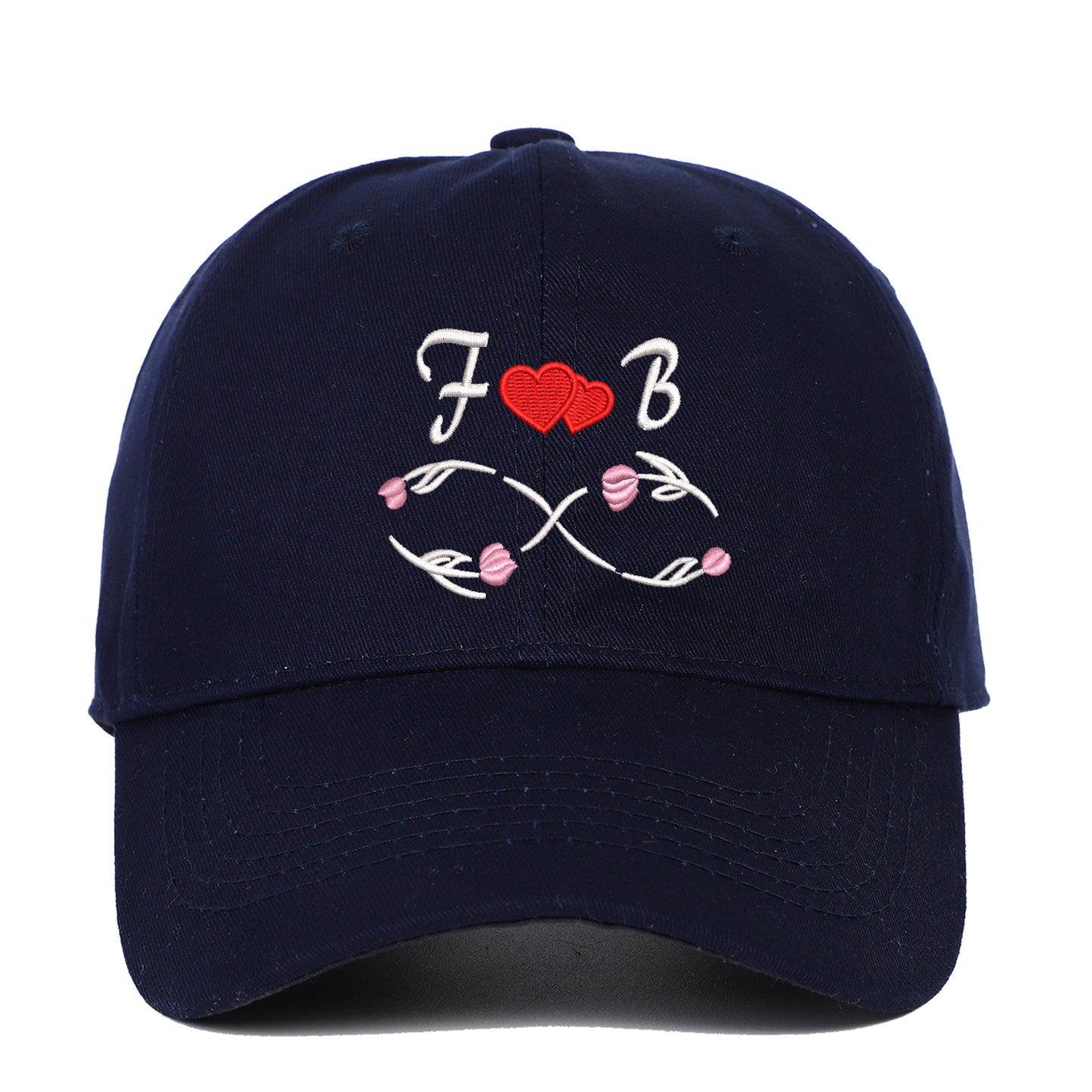 DOG MOM Embroidered Washed Baseball Cap