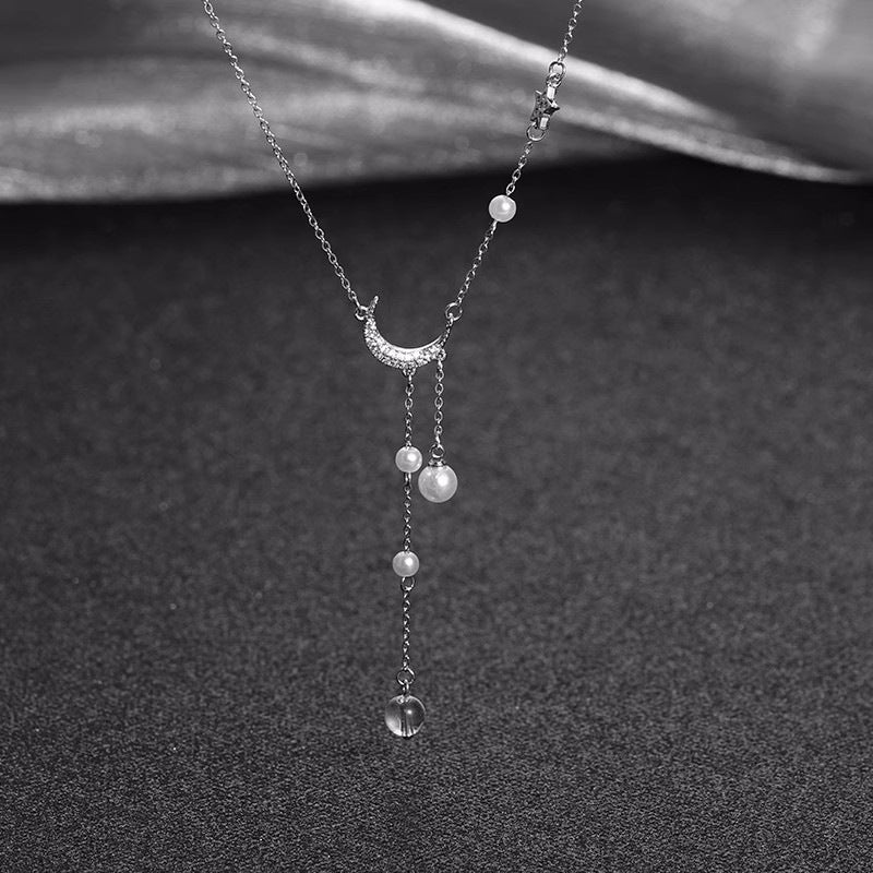 Luxury Star Moon Tassel Necklace