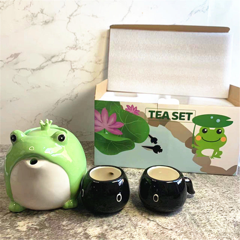 Fancy Frog Teapot Tea Set