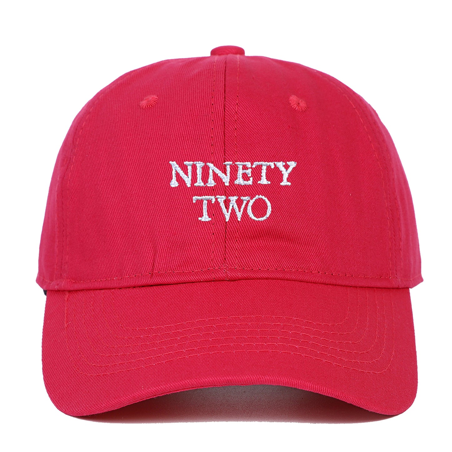DOG MOM Embroidered Washed Baseball Cap