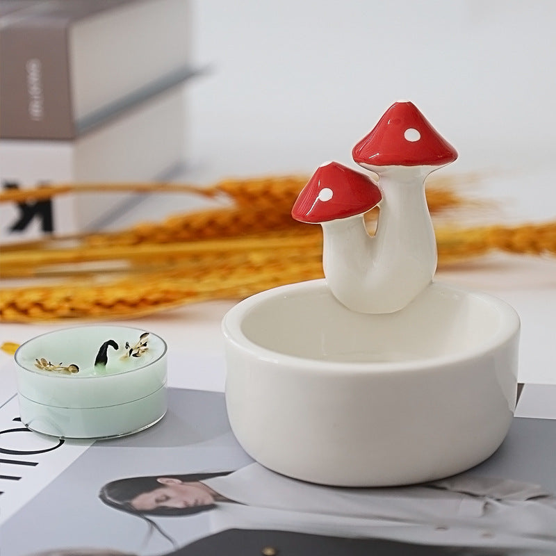 Mushroom Candlestick Decoration