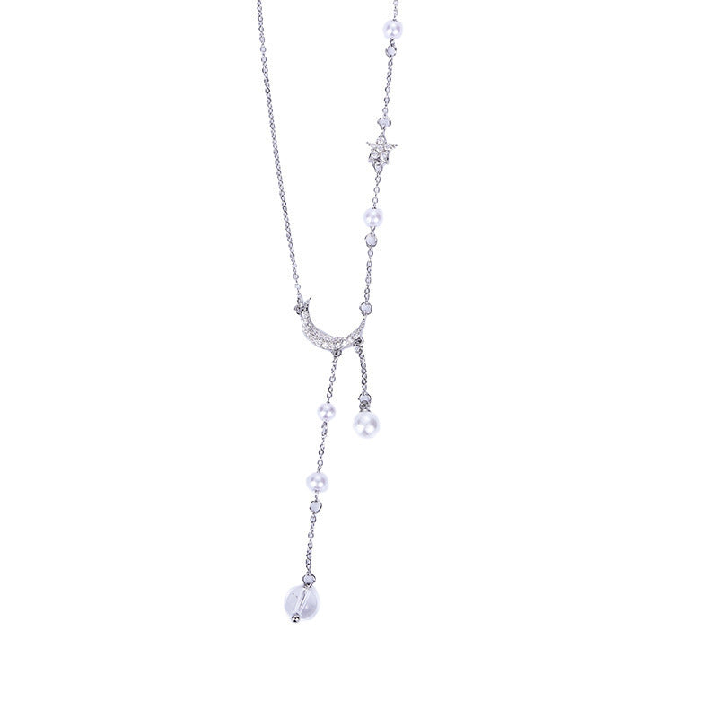 Luxury Star Moon Tassel Necklace