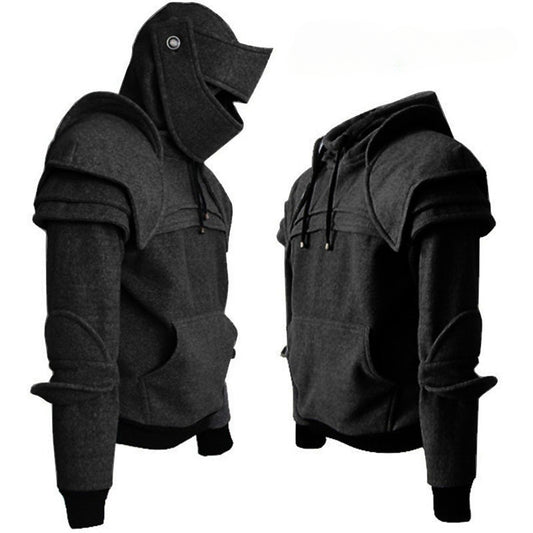 Warm Medieval Cosplay Knight Armour Hoodie