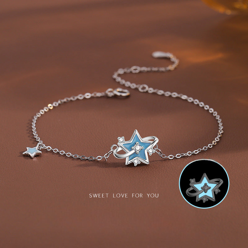 Luxury Five-pointed Star Luminous Bracelet