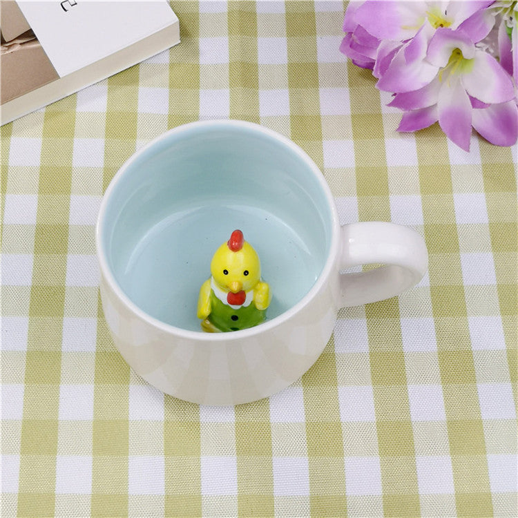 Cartoon Puppy Panda Ceramic 3D Mug
