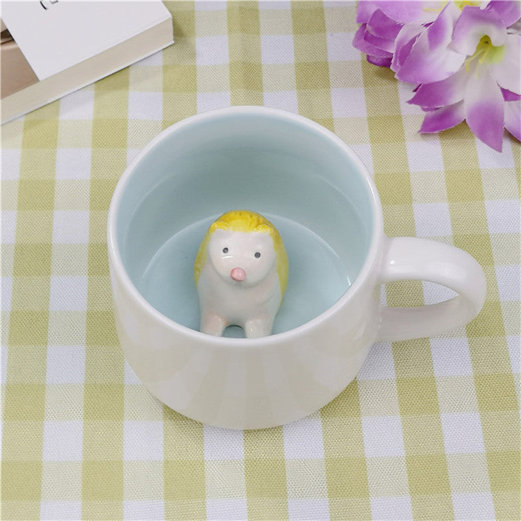 Cartoon Puppy Panda Ceramic 3D Mug