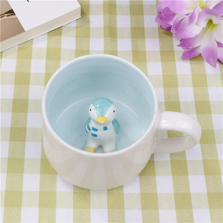 Cartoon Puppy Panda Ceramic 3D Mug