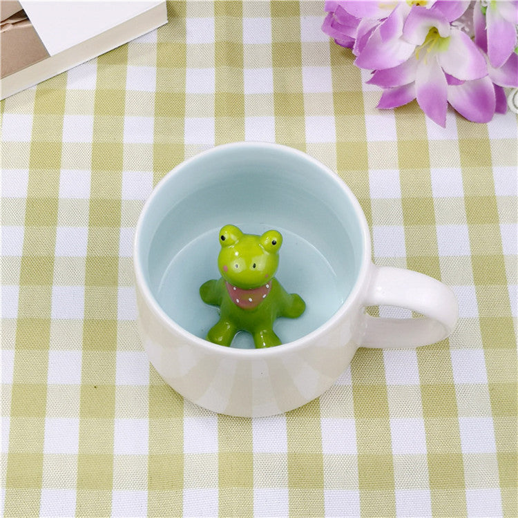 Cartoon Puppy Panda Ceramic 3D Mug
