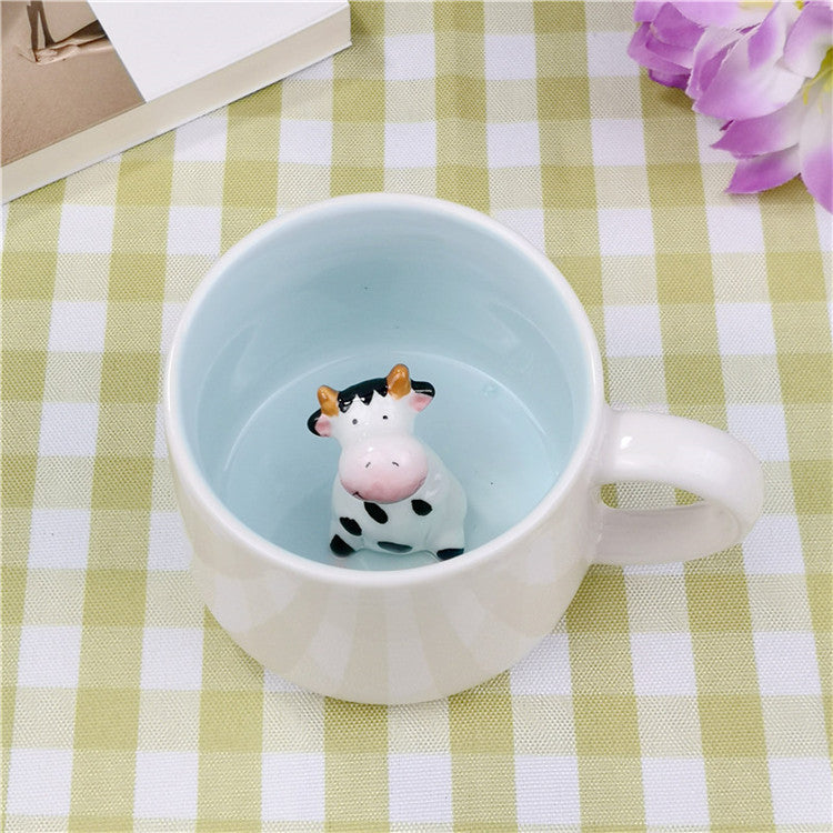 Cartoon Puppy Panda Ceramic 3D Mug