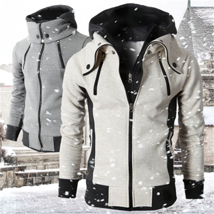 Men's Hooded Casual Outdoor Windbreaker Jacket