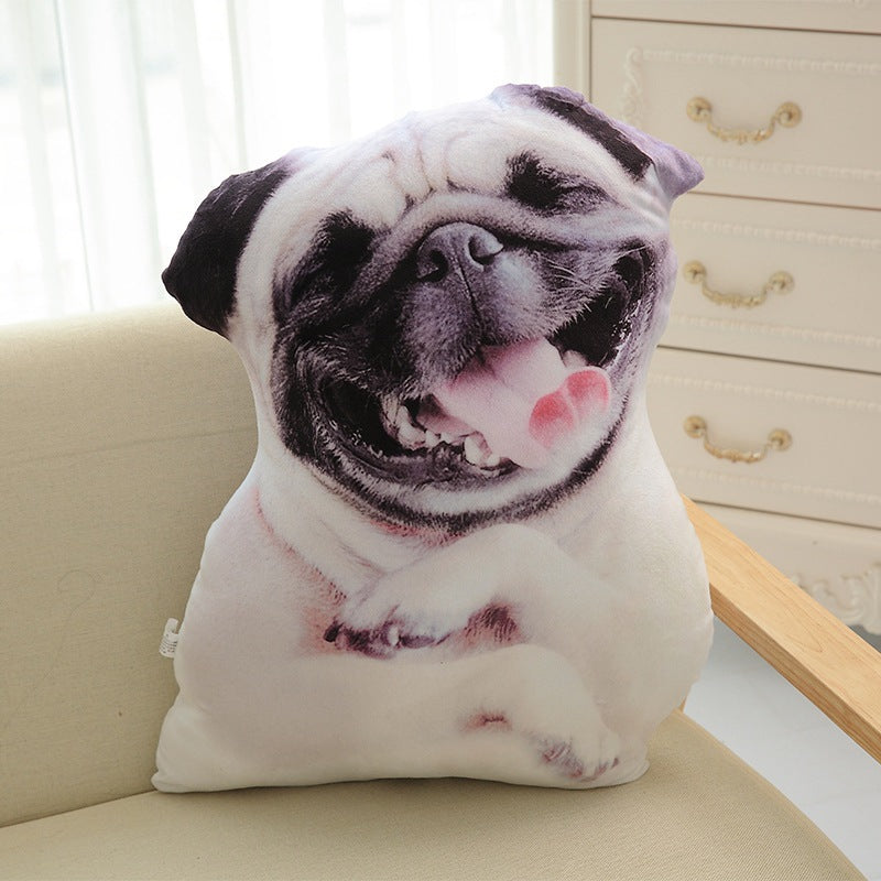 Simulation 3D Dog Plush Toy Doll