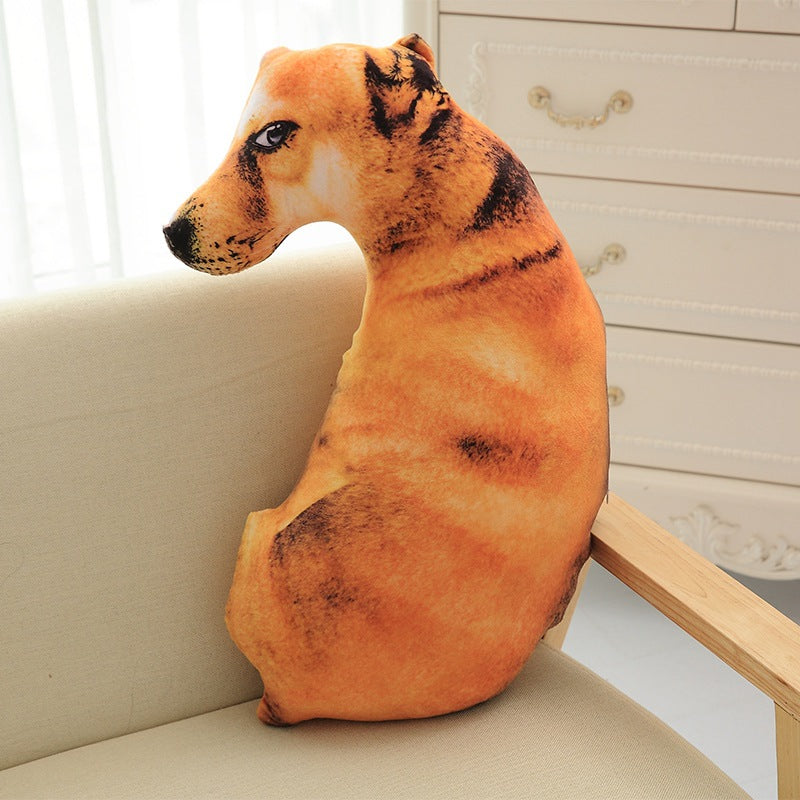 Simulation 3D Dog Plush Toy Doll