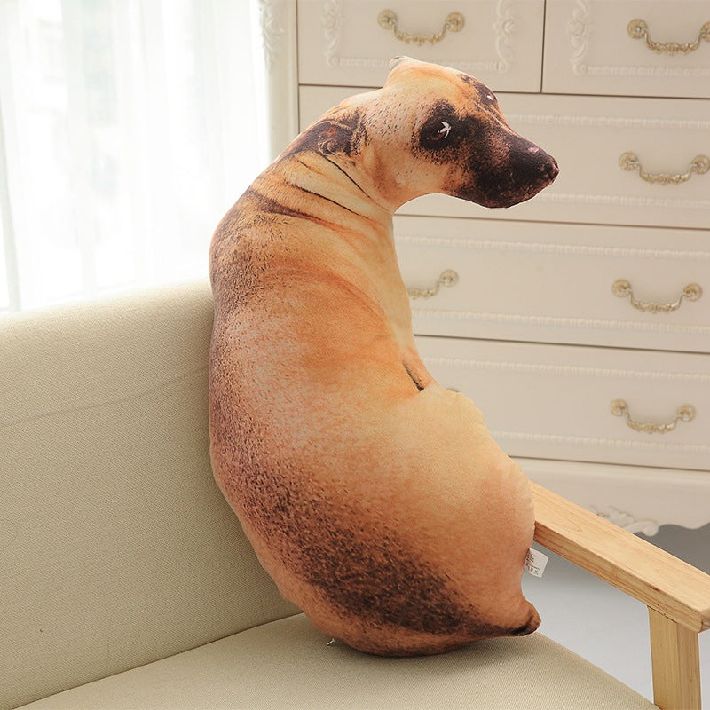 Simulation 3D Dog Plush Toy Doll