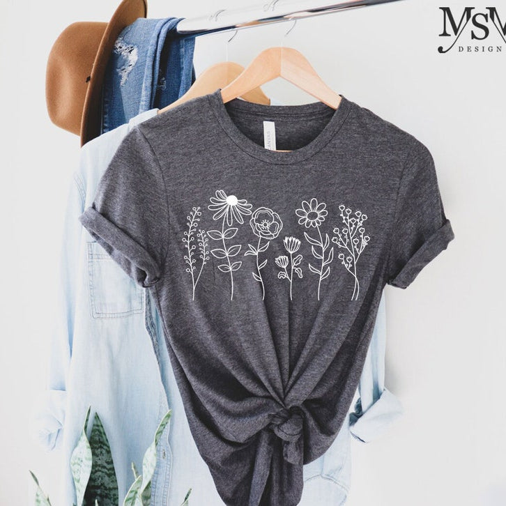 Wild Flowers Botanical Lover Women's Tee