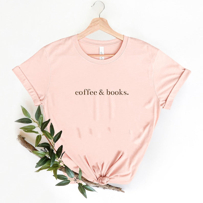 Coffee & Books Print Books Lover Sweatshirt