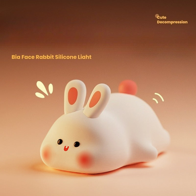 Cute Animal Silicone Pat Night Light