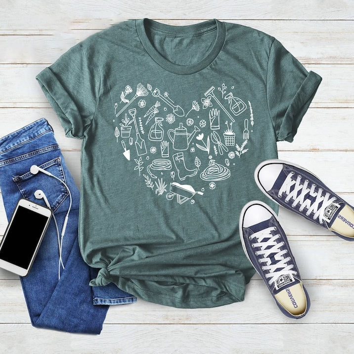 Plant Lover Botanical Graphic Print T-Shirt