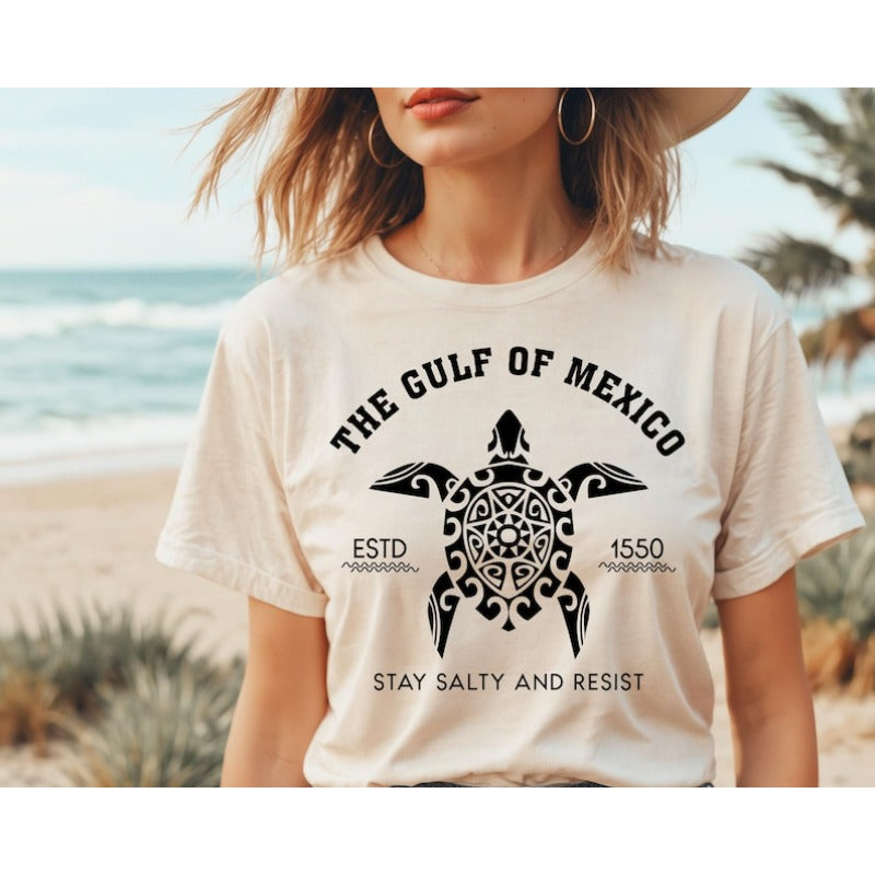 Gulf of Mexico Stay Salty Resistance Anti Trump Shirt