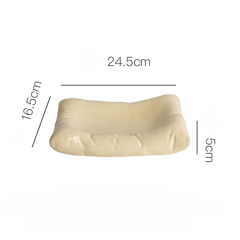 Artistic Ceramic Salad Plate Decoration