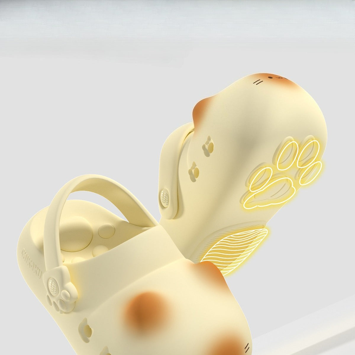 Cat Clogs with Paw Print