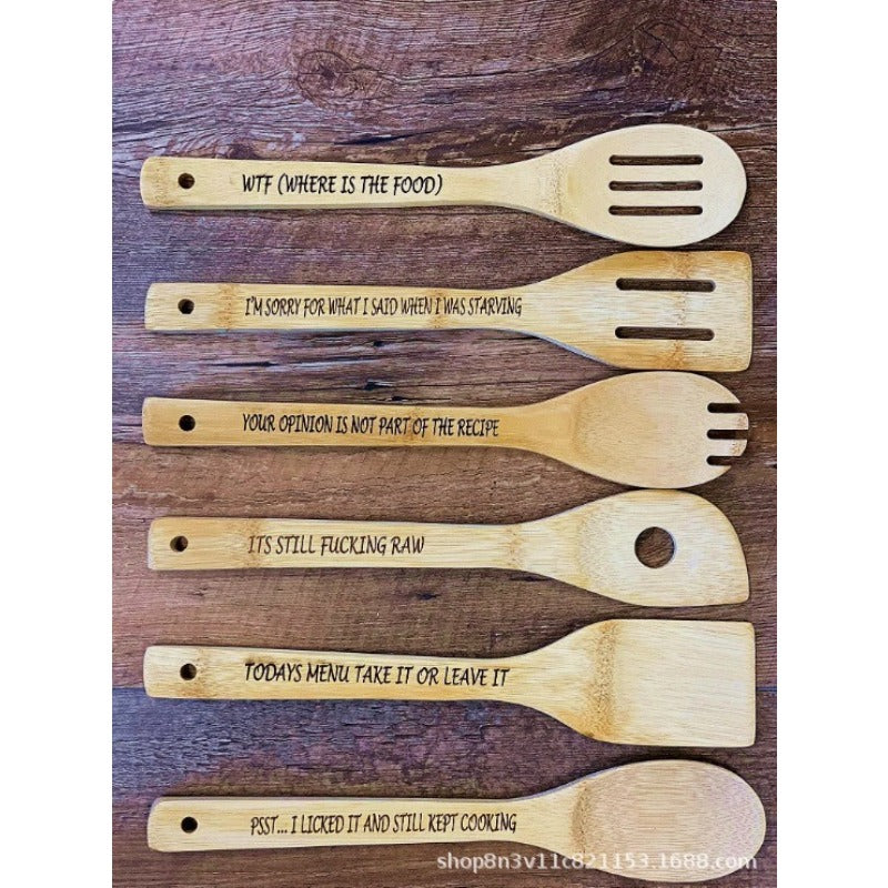 Funny Wooden Spoon Set