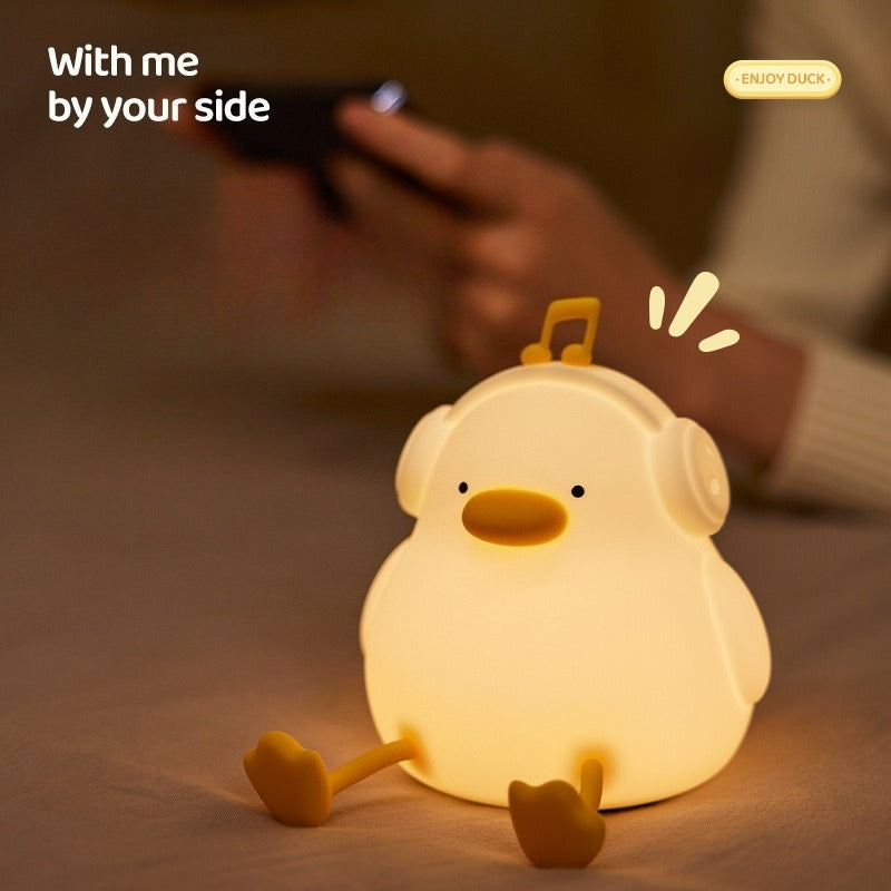 Cute Animal Silicone Pat Night Light