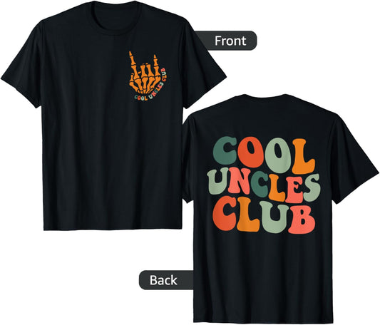 Retro Cool Uncles Club Funny T-Shirt