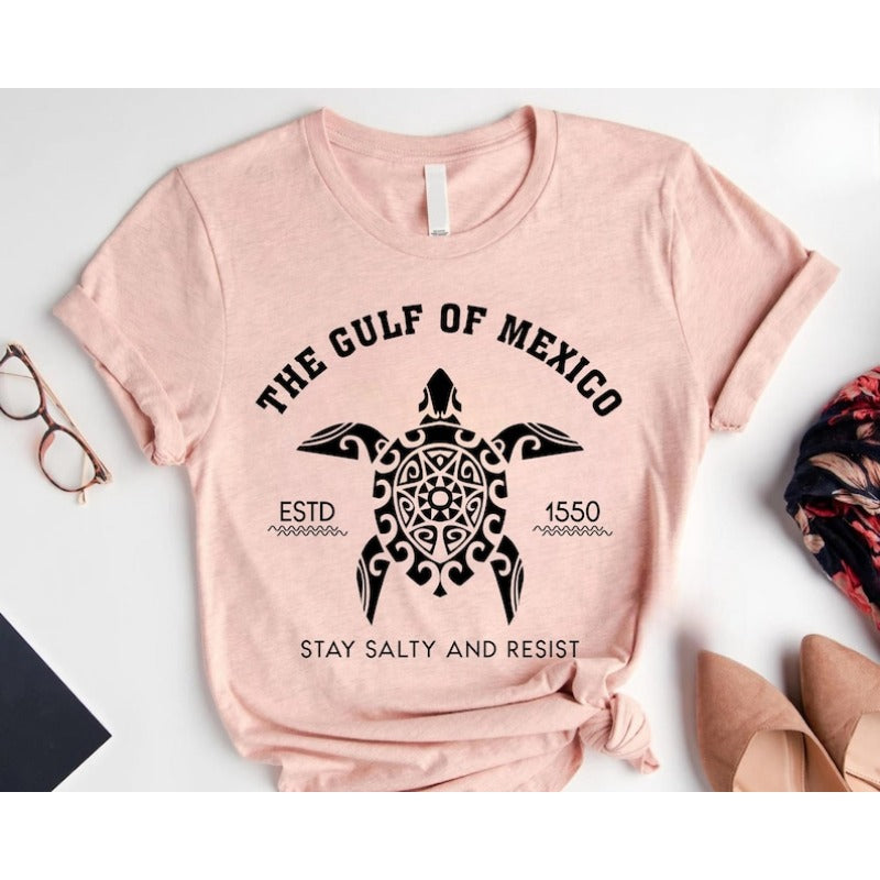 Gulf of Mexico Stay Salty Resistance Anti Trump Shirt