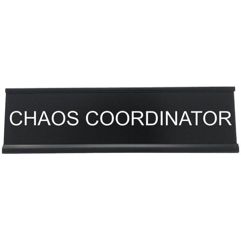 Sarcastic Acrylic Office Desk Signs