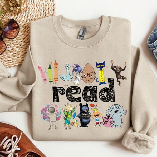 Read Children Books Funny T-shirt