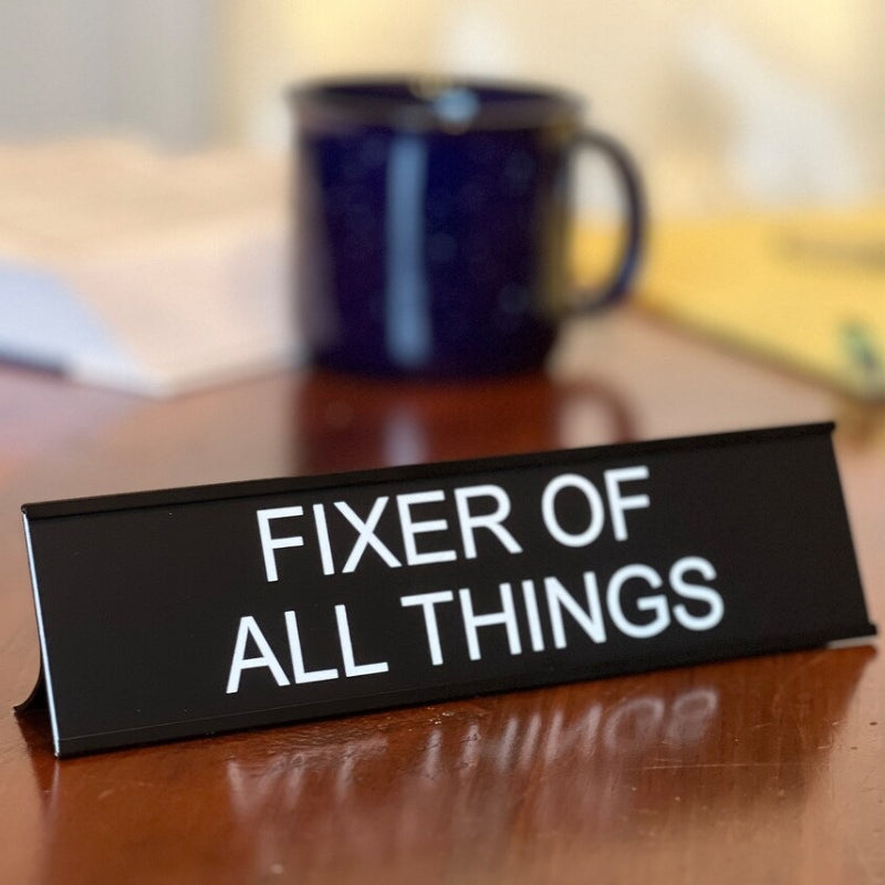 Sarcastic Acrylic Office Desk Signs