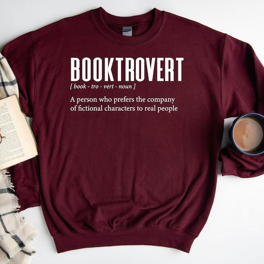 Booktrovert Definition Print Unisex T-shirt