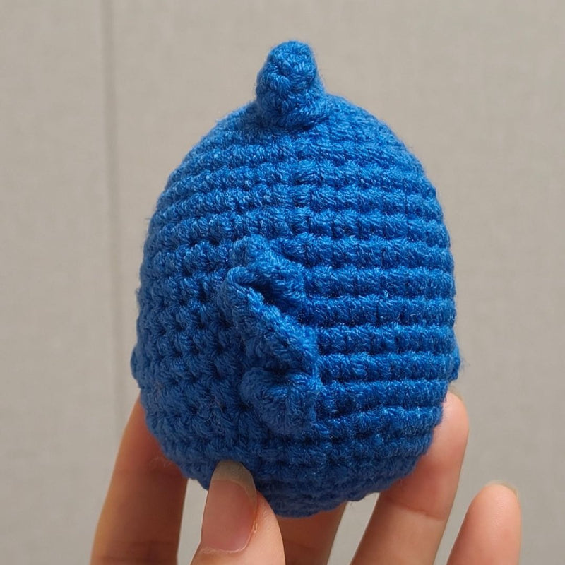 Emotional Support Shark Crochet Ornament