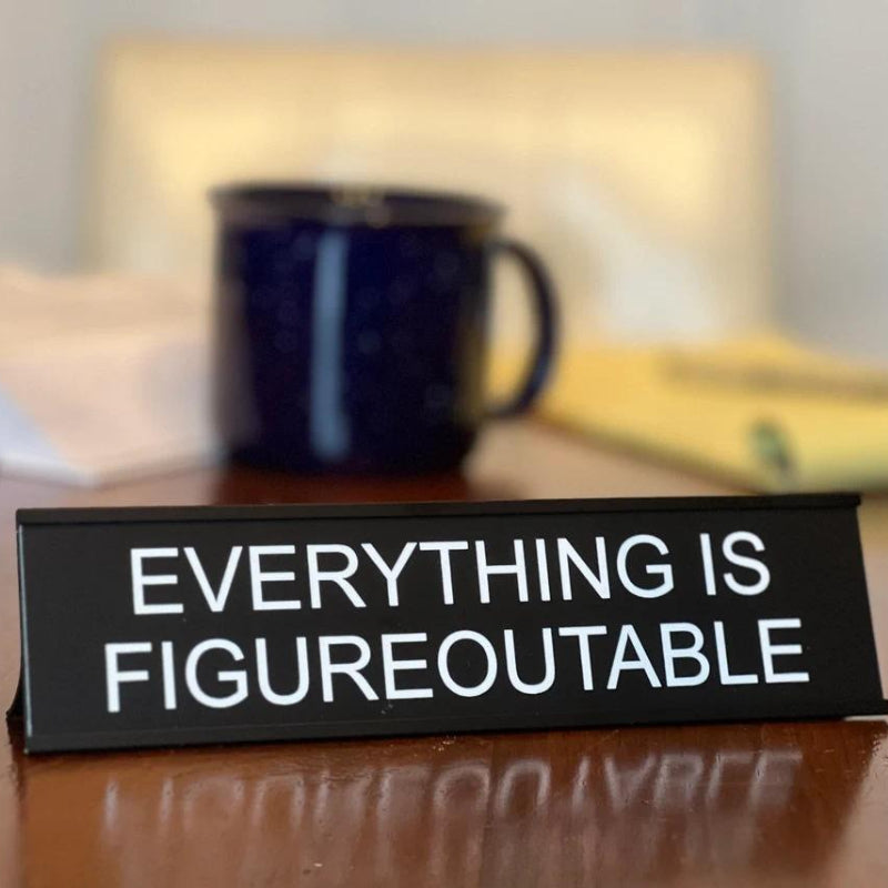 Sarcastic Acrylic Office Desk Signs