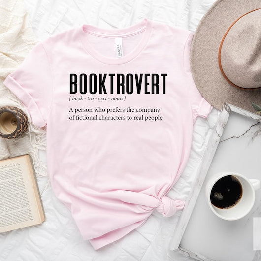 Booktrovert Definition Print Unisex T-shirt