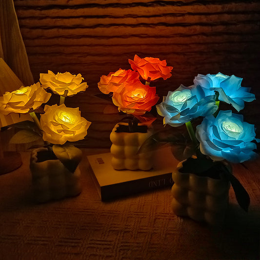 Rose Flower Night Light Ornament