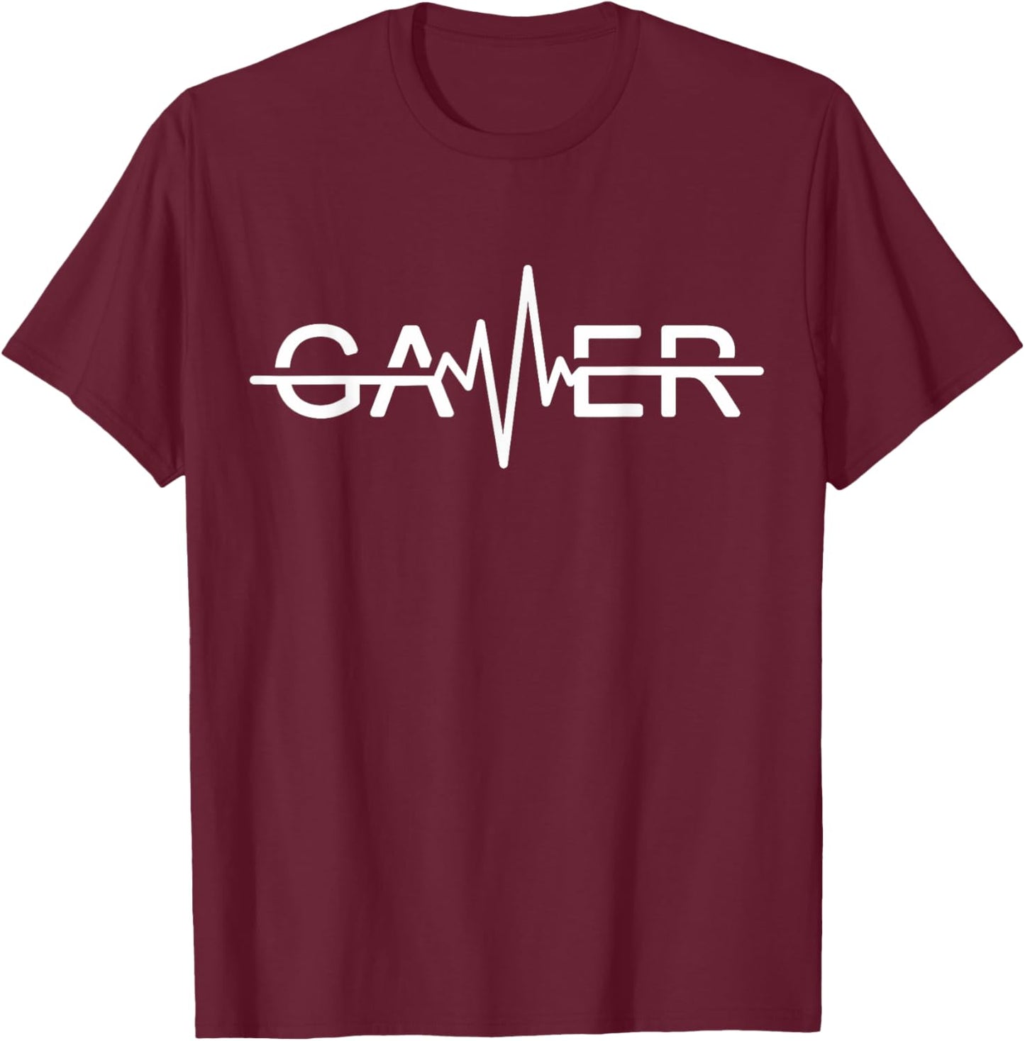 Unisex Gamer Heartbeat Graphic T-Shirt